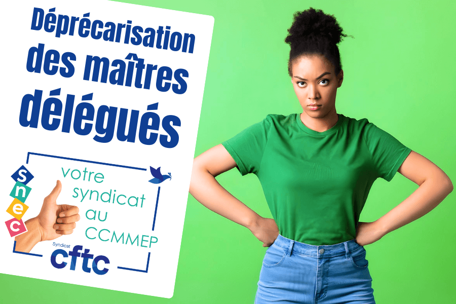 Situation des maîtres délégués
