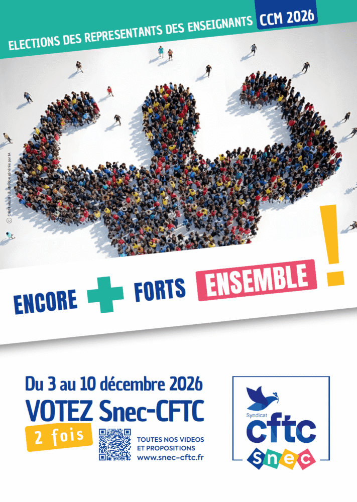 Elections CCM Enseignants Education Nationale - Snec-CFTC